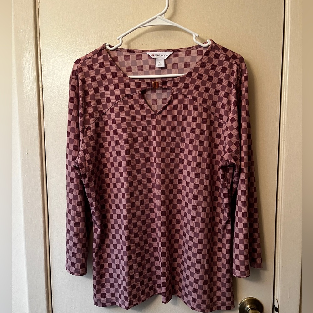 Liz Claiborne pink top